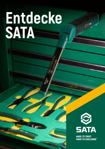 SATA Brand Brochüre - Katalog Titelseite